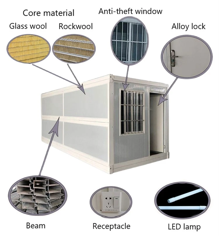 prefab folding container house