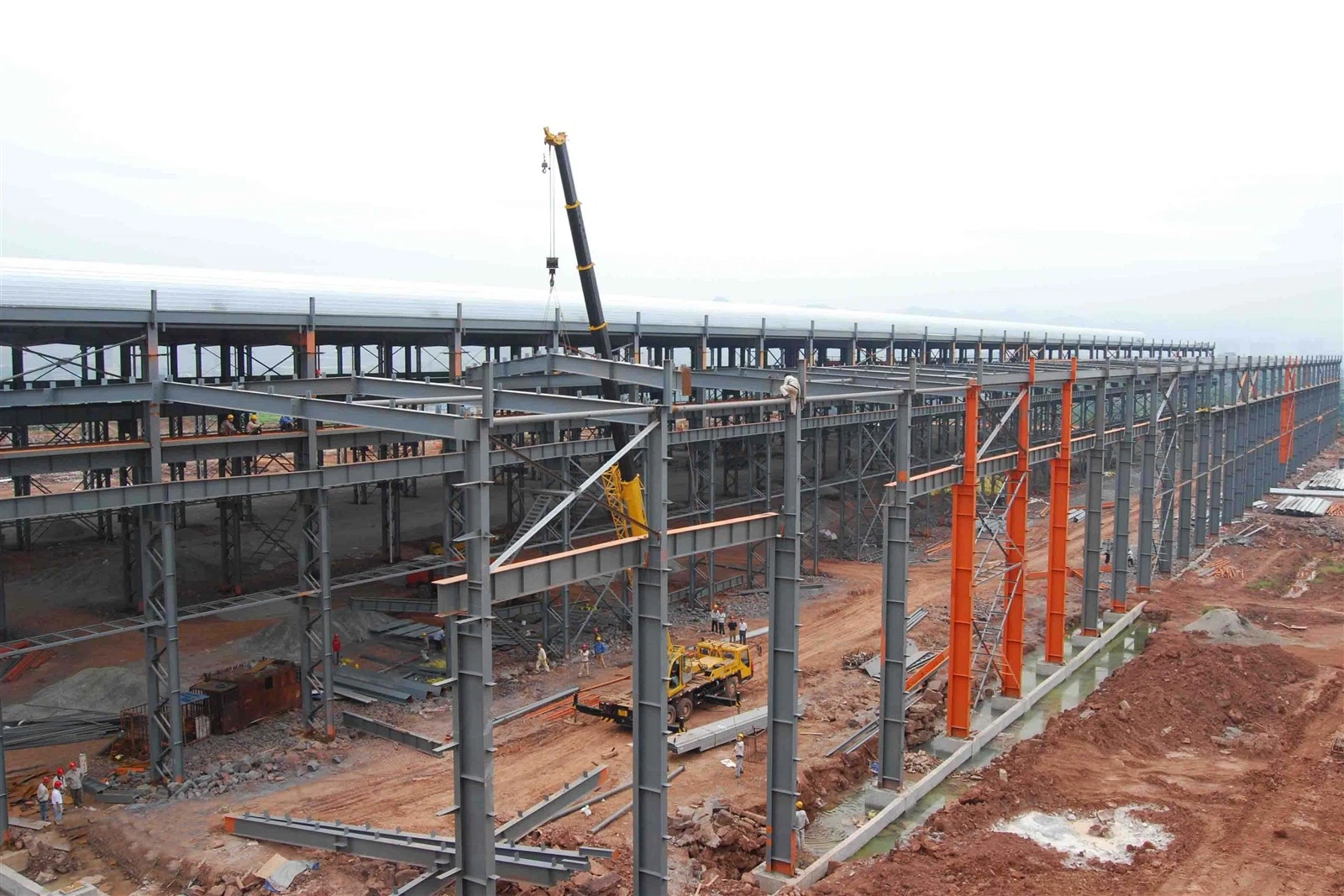 Steel structure maintenance method