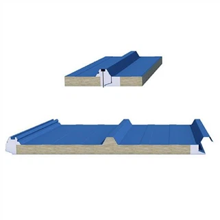 ساندویچ پانل سقف پشم سنگ