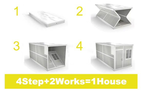 20FT folding container house 20FT folding container house