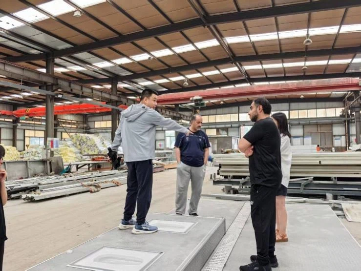 Saudi Arabian Clients Visit Our Modular Container House Factory1 Saudi Arabian Clients Visit Our Modular Container House Factory1