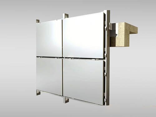 دیوار پرده فلزی