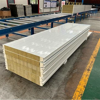 ساندویچ پانل پشم سنگ فولادی رنگی